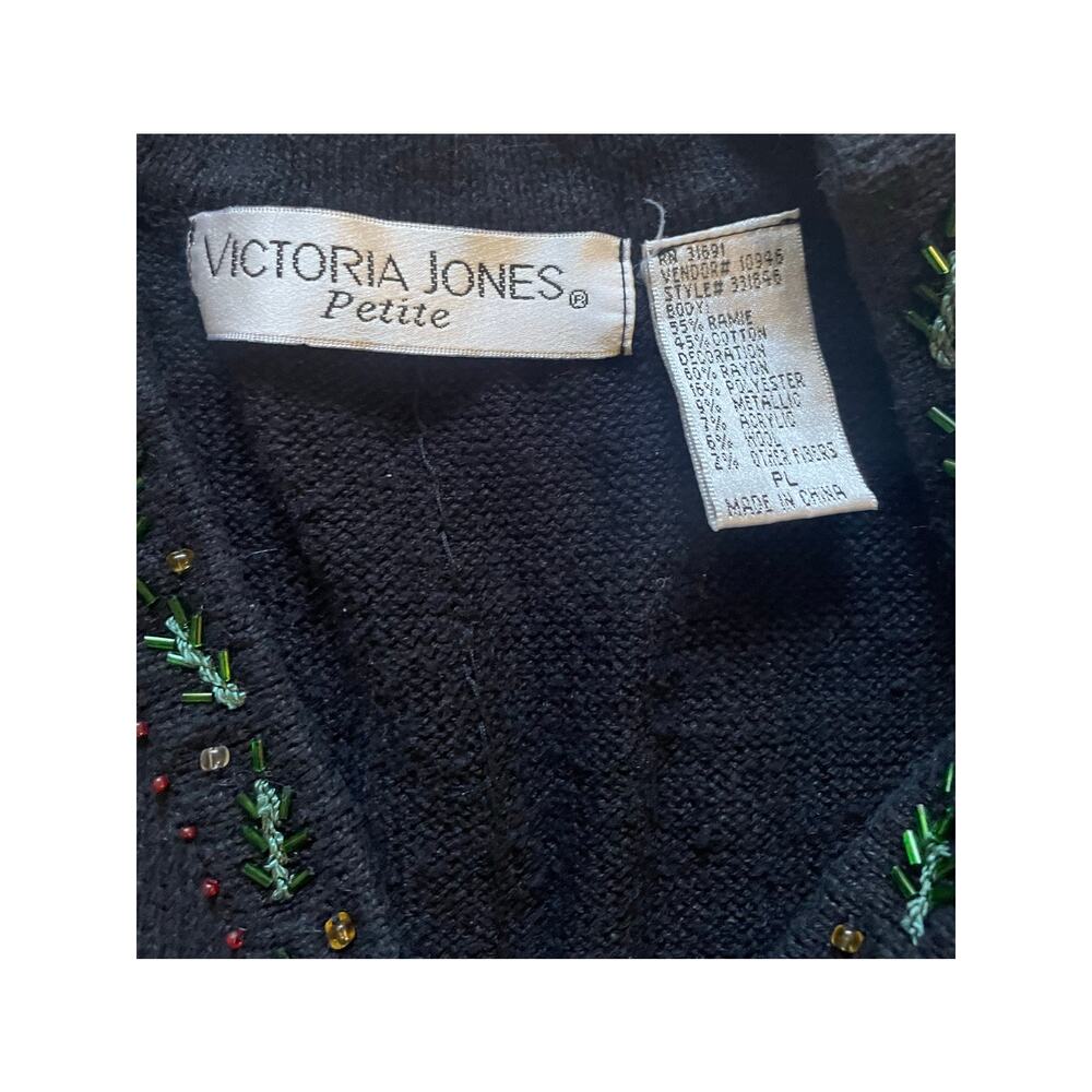 Victoria Jones Petite Large Womens/Unisex Holiday Vest Ugly Christmas sweater - Picture 5 of 9